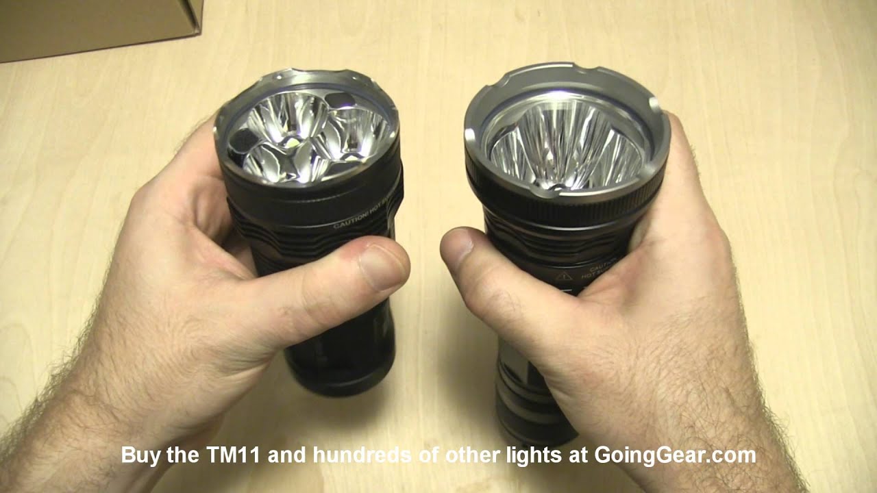 Fenix Tk72r Flashlight Kit Review With Night Shots Youtube
