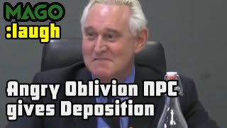 Angry Oblivion NPC gives Deposition