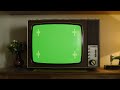 Television Retro Green Screen Screen Dolly In Free Stock Video Footage 4K No Copyright 