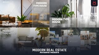 Minimal Real Estate Promo (After Effects template)