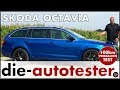 Skoda Octavia Combi 1,5l TSI 150 PS  - 100 km Verbrauch Test Reichweite Probefahrt Deutsch 2019