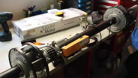Central Motor for shutter installation video
