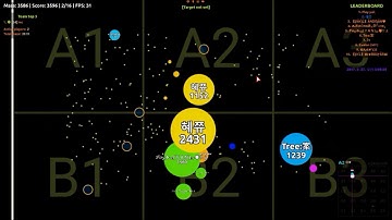 Agar.io - MC태환 & Hyesoo Random Server Takeover 19