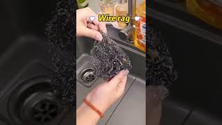 Home Cleaning Made Simple  Kitchen Magic Steel Wire Rag cleaningrag dishcloth