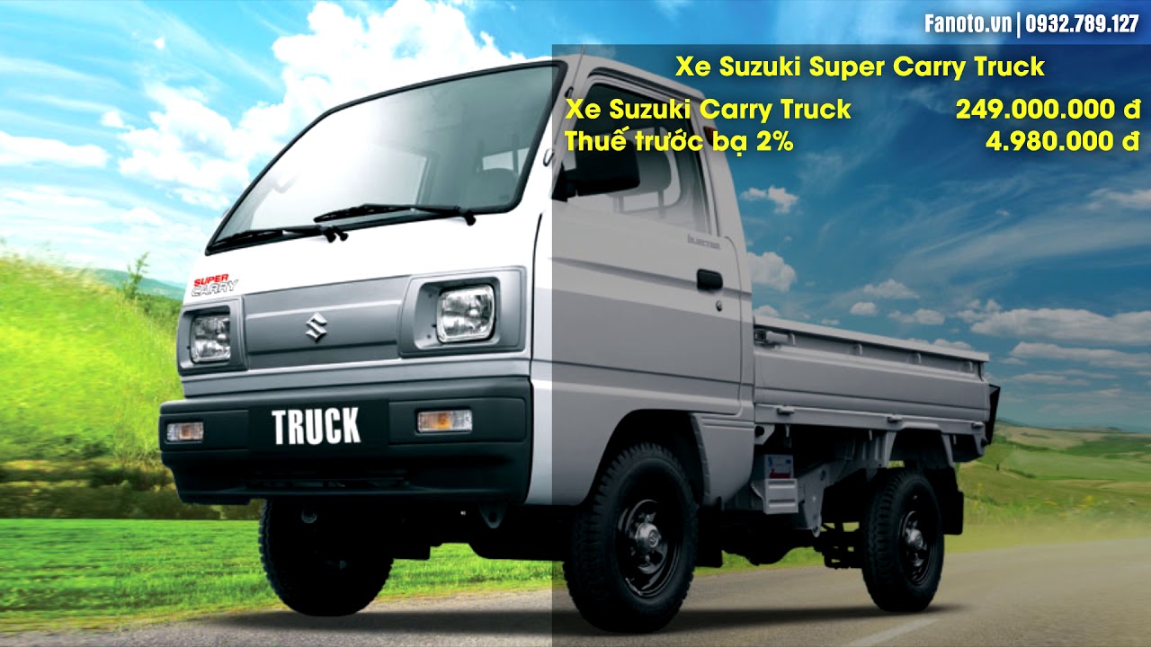 Giá Lăn Bánh Xe Tải Suzuki Carry Truck | Thích Xe Vlog - YouTube