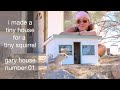 I built a tiny house for a tiny squirrel  gary house no 01