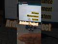 Distance Measurement System using Ultrasonic Sensor | Arduino Project #Shorts