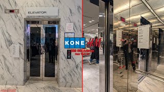 "Glass" KONE Monospace (w/ Innovation) MRL Traction Elevator | H&M, 589 5th Avenue, New York NY