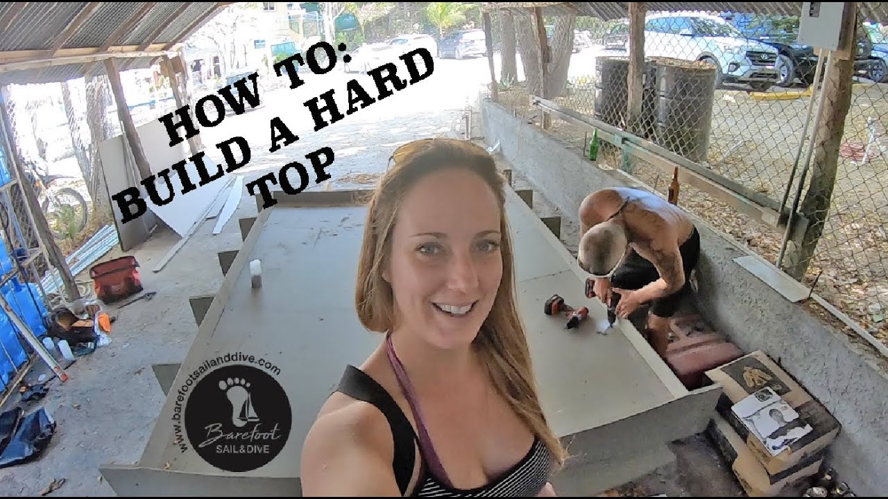 How To: Build a Fibreglass Hard Top for a Hurricane Damaged Catamaran Pt1 (S2 E15)