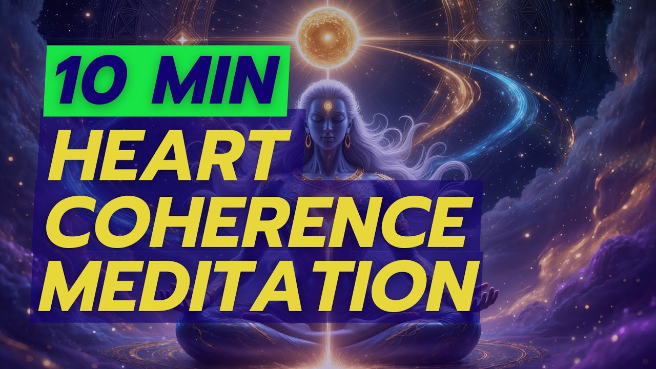 Heart Coherence Meditation - 10 Min Connection to Cosmic Sun & Mother Earth
