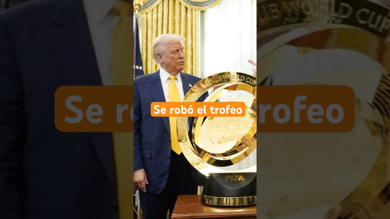 Trump se robó el trofeo del Mundial de Clubes