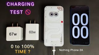 Nothing Phone 2A Charging Test With 67w Fast Charger ft.Realme Nothing Charger Test by Free Tech 4,098 views 1 month ago 5 minutes, 38 seconds