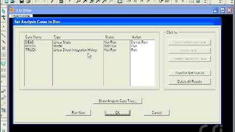 sap2000- زده کړه 29 Dynamic Vehicle Loading V14S