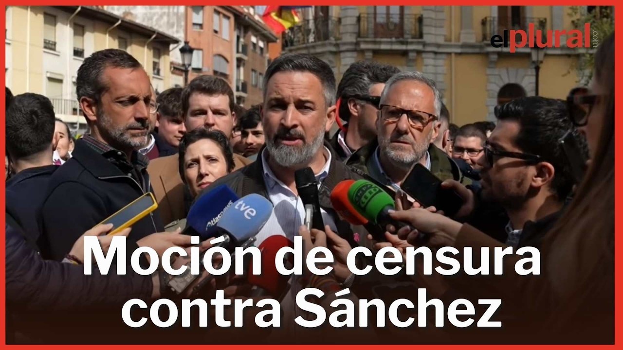 Abascal pide a Feijóo que presente una moción de censura contra Sánchez