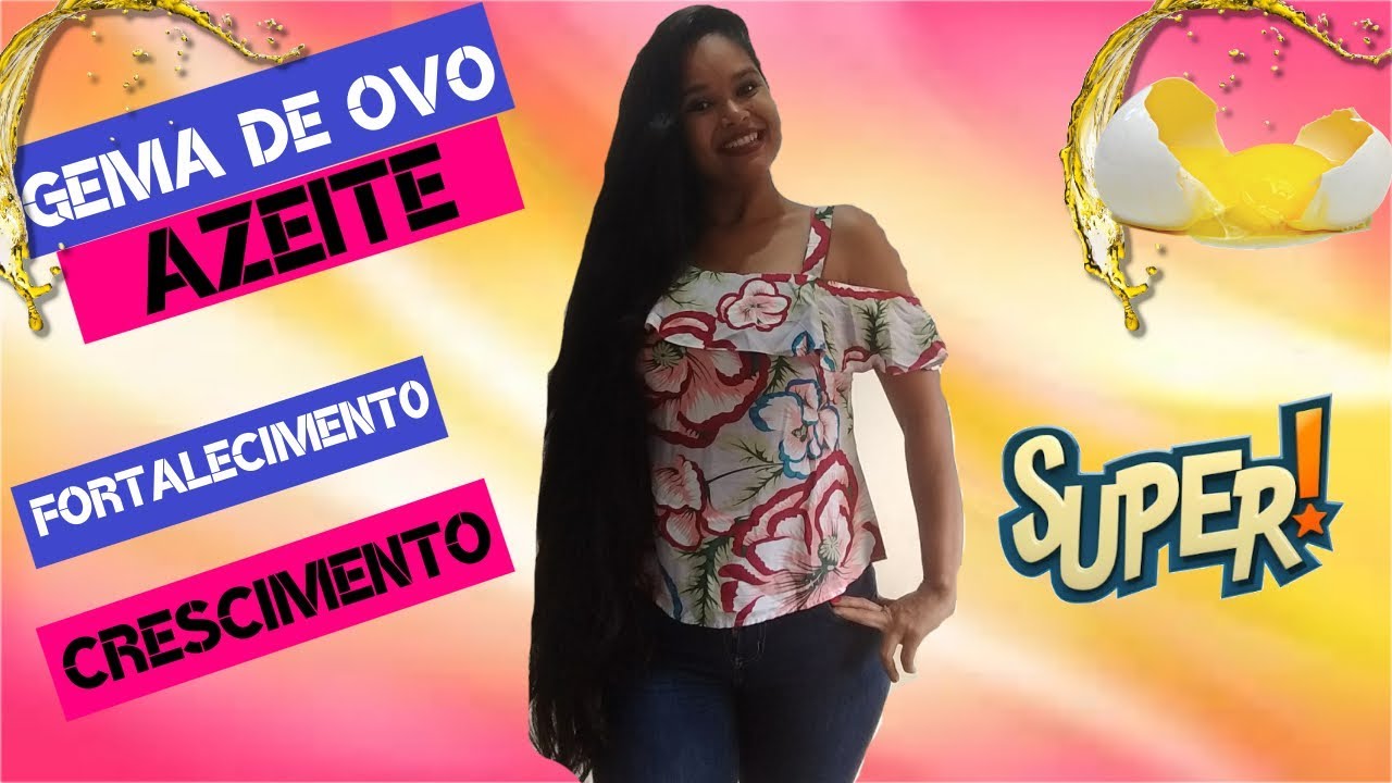 FAÇA SEU CABELO CRESCER RÁPIDO COM GEMA DE OVO E AZEITE