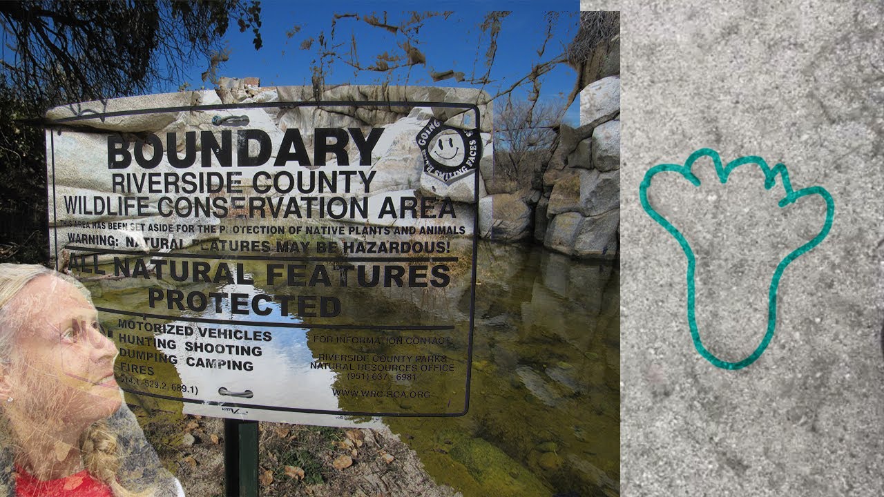 Explorations in Aguanga, California Giant Foot Print Found up Riverbed ...