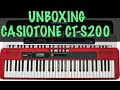 Unboxing the Casio - Casiotone CTS200rd- 61 Key portable Keyboard.