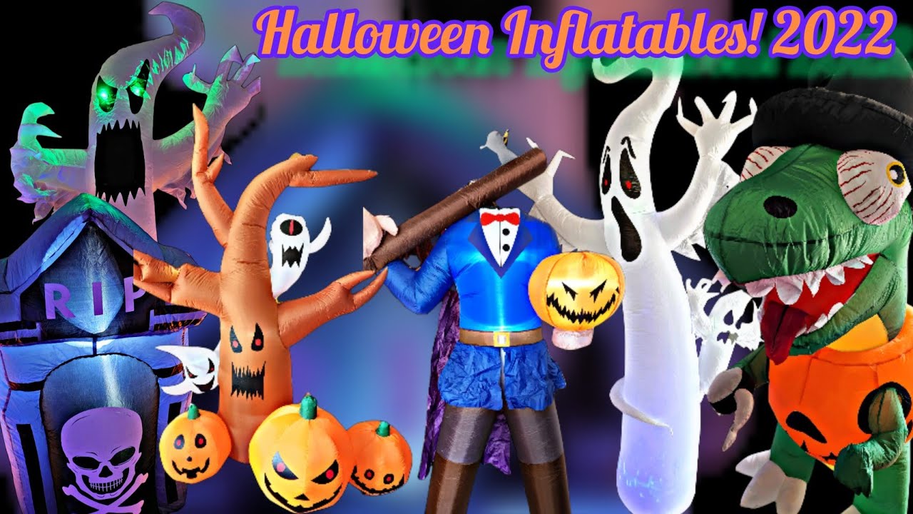 5 New Halloween Inflatables from Amazon!