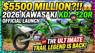 2026 Kawasaki KDX 220R OFFICIAL LAUNCH 😱 | The Ultimate Trail Legend Is Back!