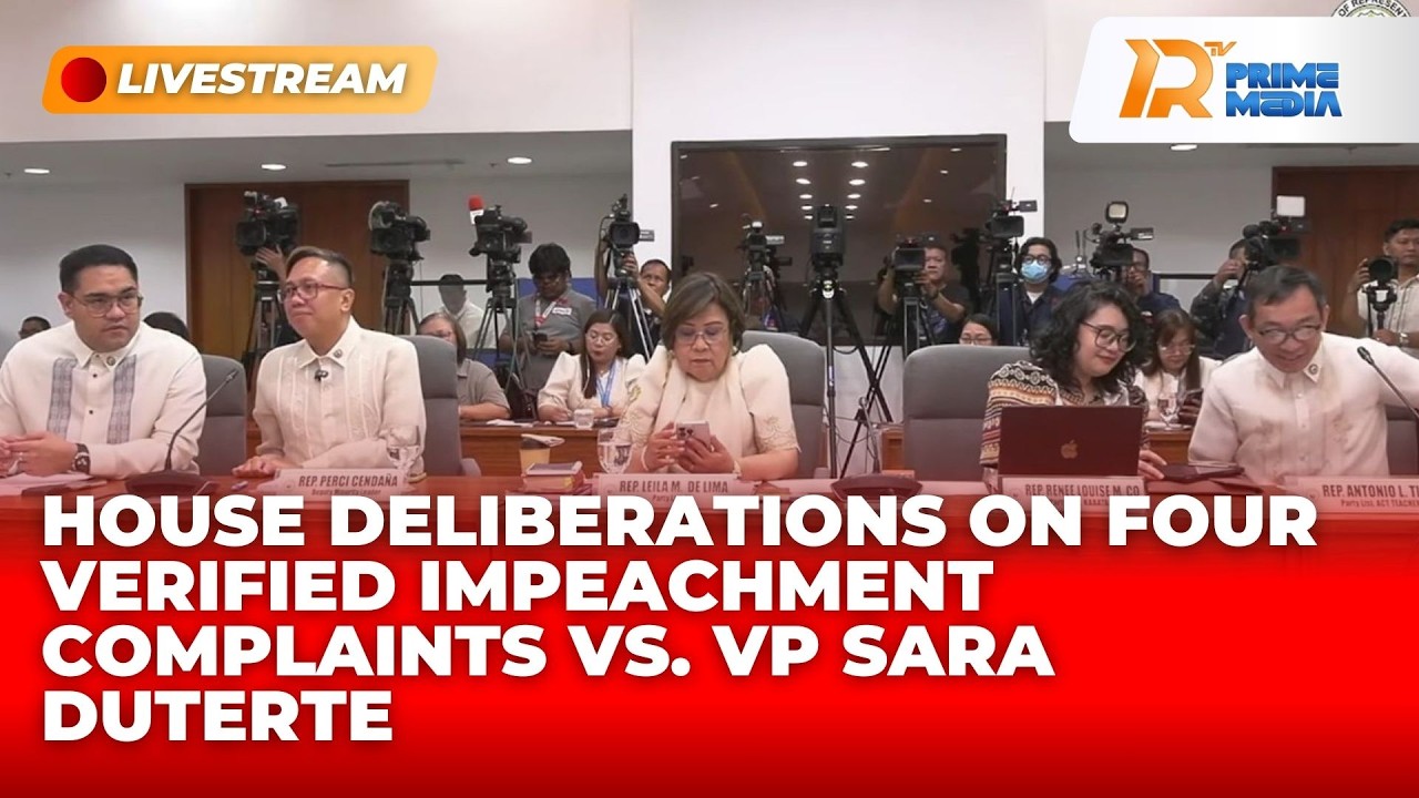 House Deliberations on Four Verified Impeachment Complaints vs. VP Sara Duterte | March 2, 2026