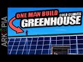 One man build  deep winter greenhouse  superinsulated passive solar coldclimate greenhouse