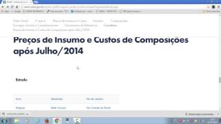 PDF) SINAPI CATALOGO COMPOSICOES ANALITICAS JUNHO 2015