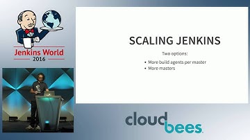 Jenkins World 2016 - Scaling Jenkins with Docker: Swarm, Kubernetes or Mesos?