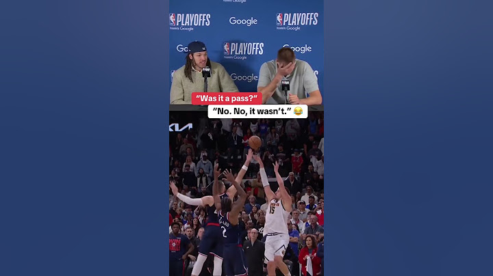 Aaron Gordon had jokes for the “pass” he caught for a game-winning dunk in Game 4 😅 #NBA #basketball