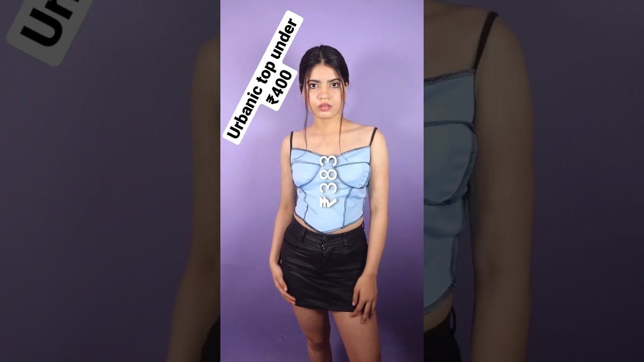 Urbanic top under ₹400 watch full review on my channel 