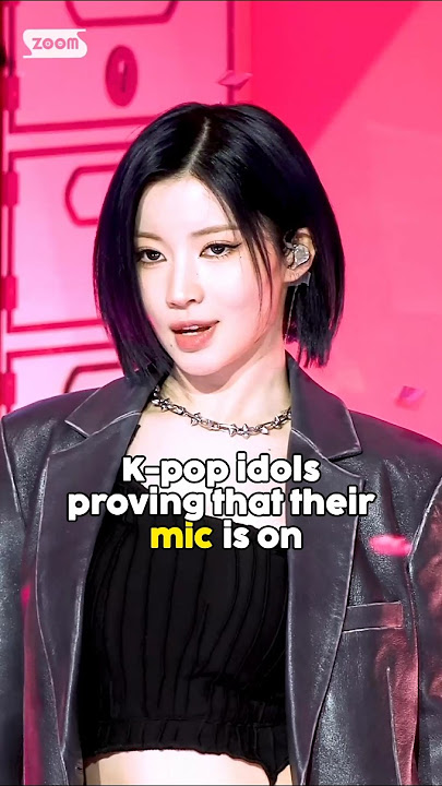 K-pop idols proving their mic is on #kpop #aespa #shorts #fyp