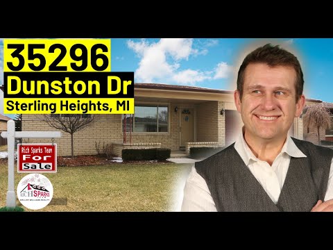 35296 DUNSTON Drive, Sterling Heights, MI home video tour