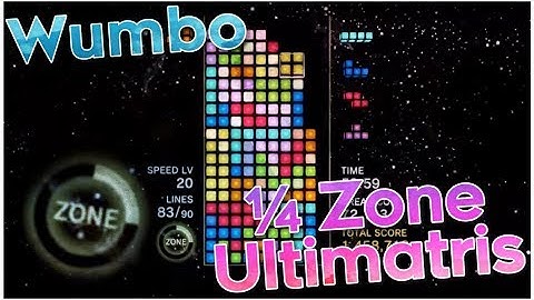 TETRIS EFFECT - Level 20 Full Speed ¼ Zone ULTIMATRIS (Perfect Clear End)