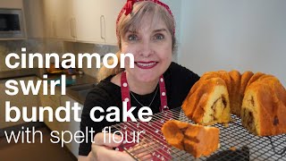 Cinnamon Bundt Cake with Gooey Cinnamon Swirl - Flouring Kitchen