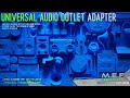 Universal audio outlet adapter advanced morphic field