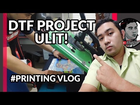 DTF project ulit! Printing Vlog #dtfprinting