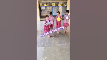 BASIC SHAPES | 2D Shapes | Geometrical Shapes | Teacher Innovation Ideas #2d #shapes #maths #shorts