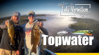 Topwater Smallmouth On Lake Vermilion