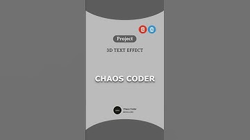 Stunning 3D Text Effect with CSS