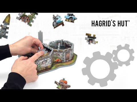 3D Puzzle Harry Potter Hagrid's Hut Wrebbit (270 Pcs)