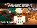 Sobreviviendo 100 Días Como un CHEF en MINECRAFT SURVIVAL DIA 31 AL 40 : llegamos al nether