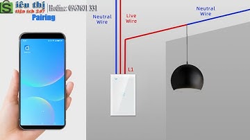 Công Tắc Wifi Smart Switch Công Tắc Cảm Ứng Âm Tường  ,app Smart Life TI0475