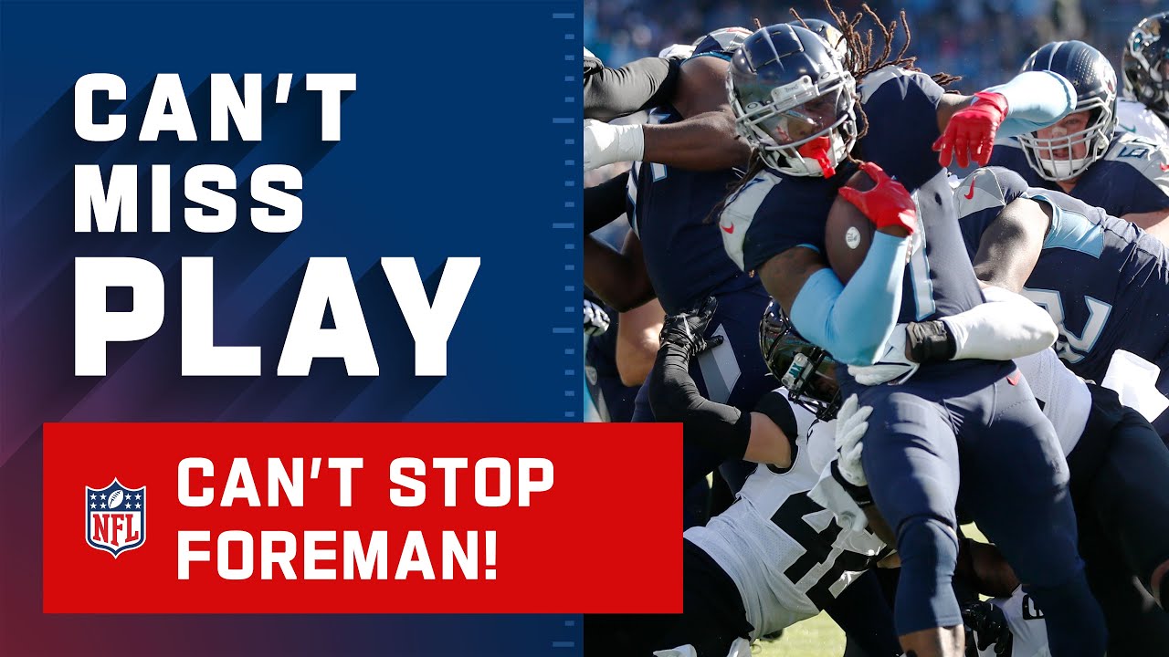 D'Onta Foreman Doing His Best Derrick Henry Impression