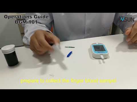 BGM 101 Blood Glucose Meter Operating Instructions