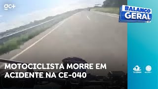 Motociclista Morre Em Acidente Na Ce-040 Balanço Geral Ce