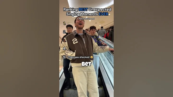 Ranking BEST Unexpected Singing Moments EVER