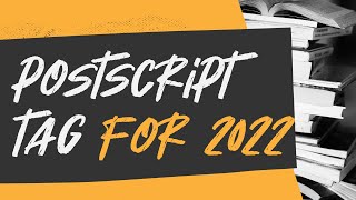 PostScript Book Tag // 2022