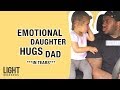 Father Comforts His Daughter With A Hug Father Comforts His Daughter With A Hug