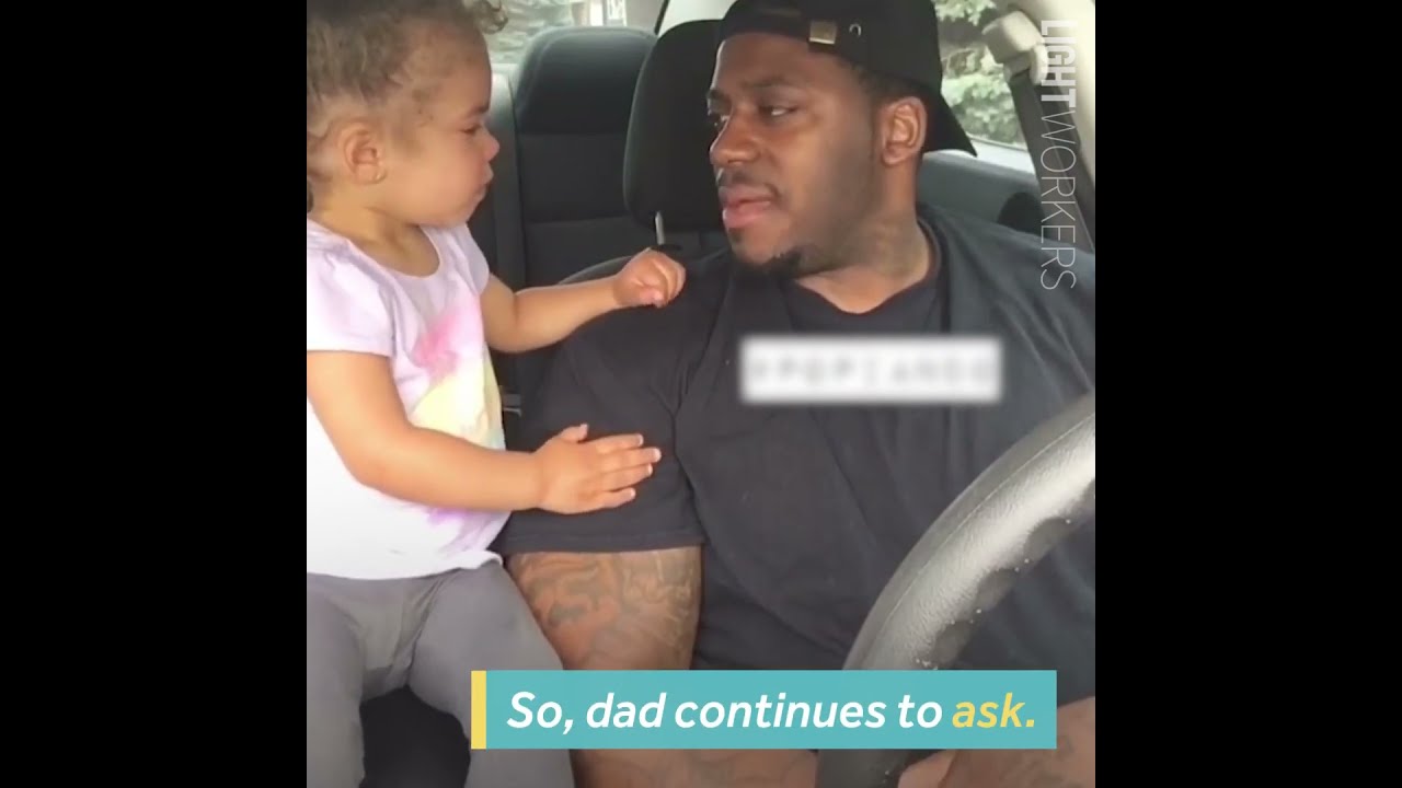 Father Comforts His Daughter With A Hug