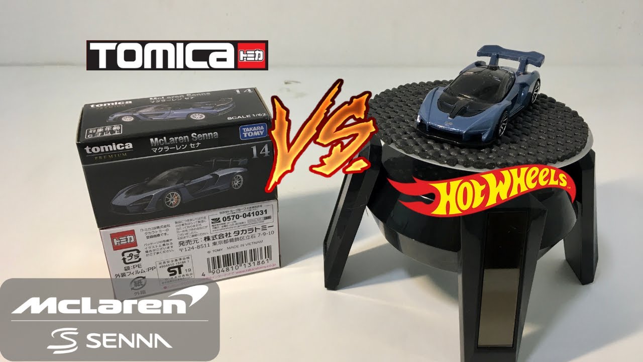 Hot Wheels Vs Tomica Mclaren Senna Youtube