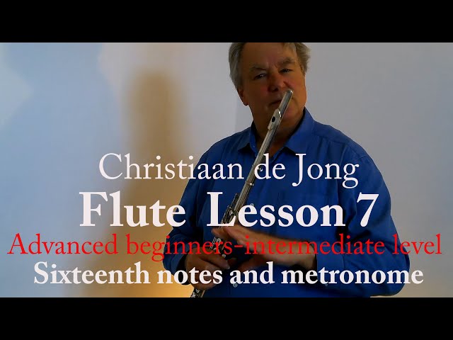Flute for advanced beginners - intermediate level, lesson 7